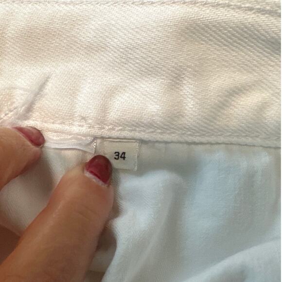 rag & bone Women's White Wide Leg Denim Jeans,Size 34, EUC - Picture 4 of 5